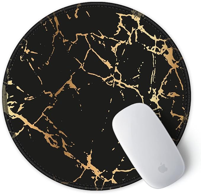 ITNRSIIET Round Mouse Pad with Stitched Edge Premium-Textured Waterproof - Image 2