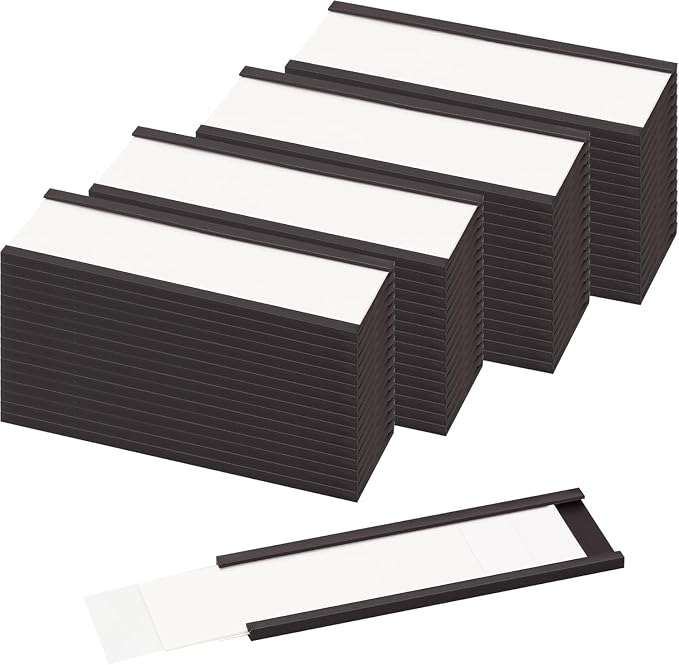 LLPT Magnetic Label Holder, ROHS Certified NBR | White Paper Cards Protective by LLPT-AllAboutAdhesiveTapes