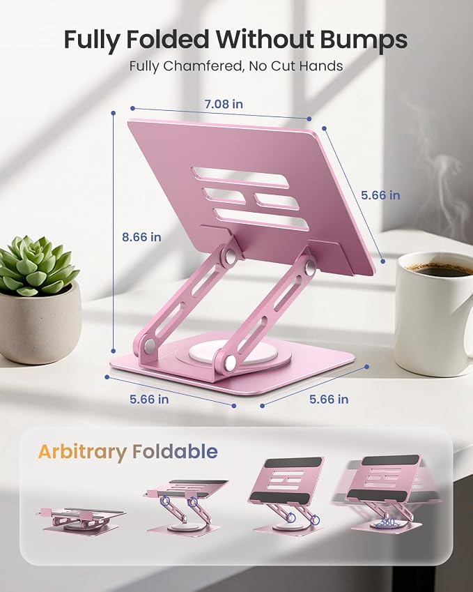 LOXP Metal Tablet Stand, 360 Rotating iPad Stand - Image 4