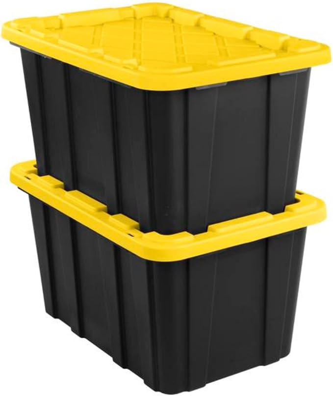 Sterilite 12-Pack Industrial Tote, Plastic Storage Container Bins - Image 9