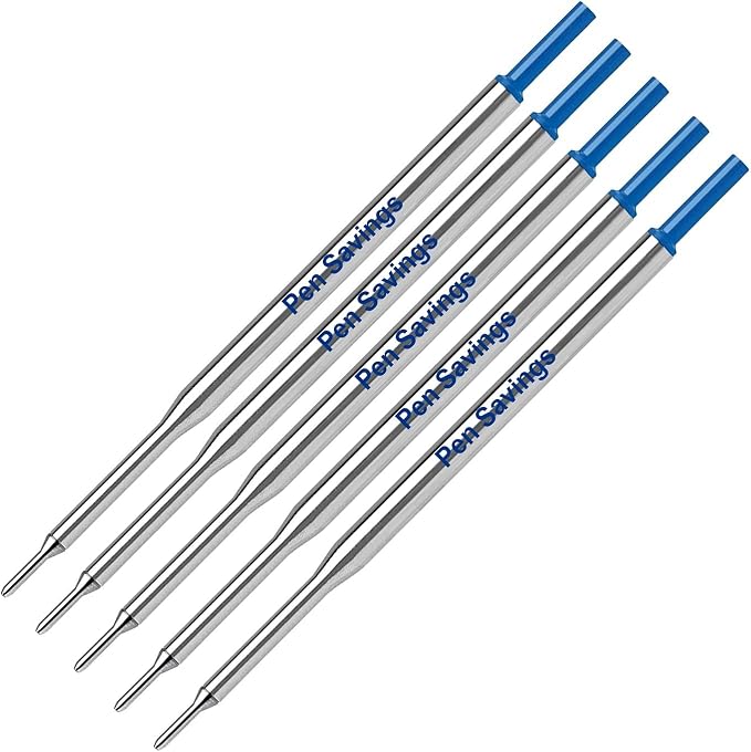5 Pen Savings Ballpoint Pen Refills Compatible by PenSavings