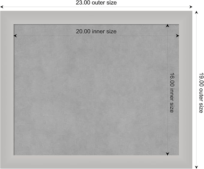Amanti Art Silver Framed Magnetic Board 19x23 Small Vision Board - Image 4