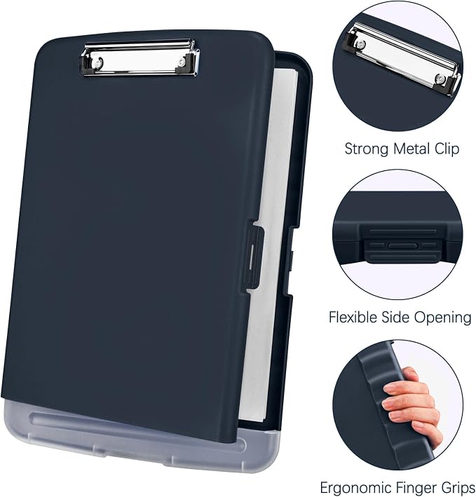 Meiikun Plastic Storage Clipboard, Clipboards - Image 3