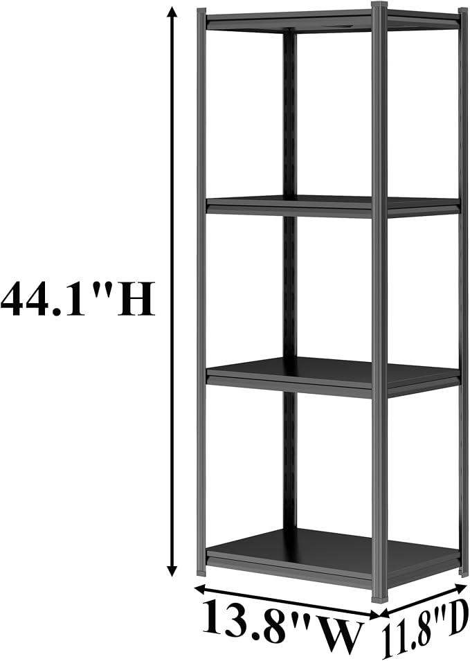 Printer Stand, Metal Shelving Adjustable Storage Shelves, printer table Office - Image 2