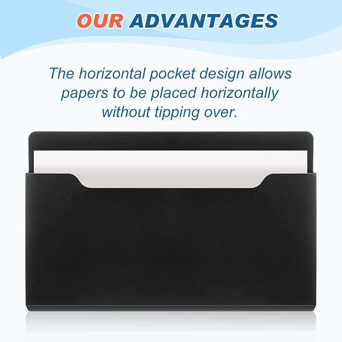 Feifeiya Magnetic Pocket File Holder Large File Folder Organizer Paper Mail - Image 4