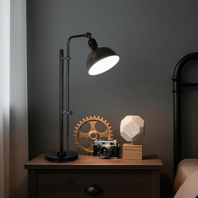 PARTPHONER Industrial Adjustable Desk Lamp - Image 5
