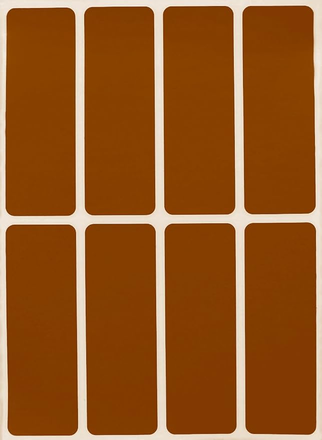 Royal Green Rectangular Stickers Color Coded Write on Labels by RoyalGreen