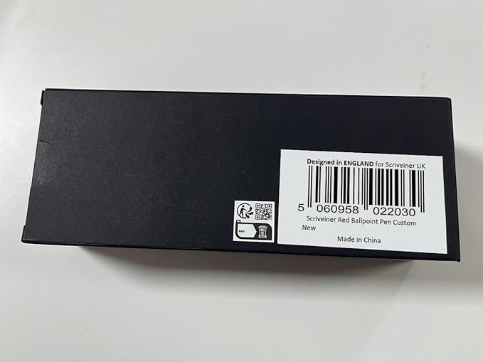 Scriveiner Personalized Deep Crimson Red Pen - Stunning Red Lacquer Luxury Pen with Chrome Finish, Schmidt Ink Refill, Best Engraved Ball Point Gift Set for Men & Women, Custom Name Engraving-DeskLoop Office