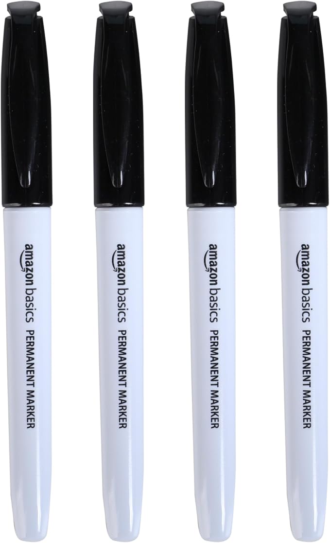 Amazon Basics Fine Tip Point Permanent Markers by AmazonBasics