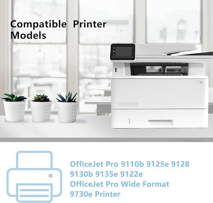 936e 936XL 936 with New Chip Ink Cartridges Replacement for 936 936e 936XL Ink Cartridges Combo Pack Works Compatible with OfficeJet 9120 OfficeJet Pro 9110 9120 9130 Printers (5-Pack)-DeskLoop Office