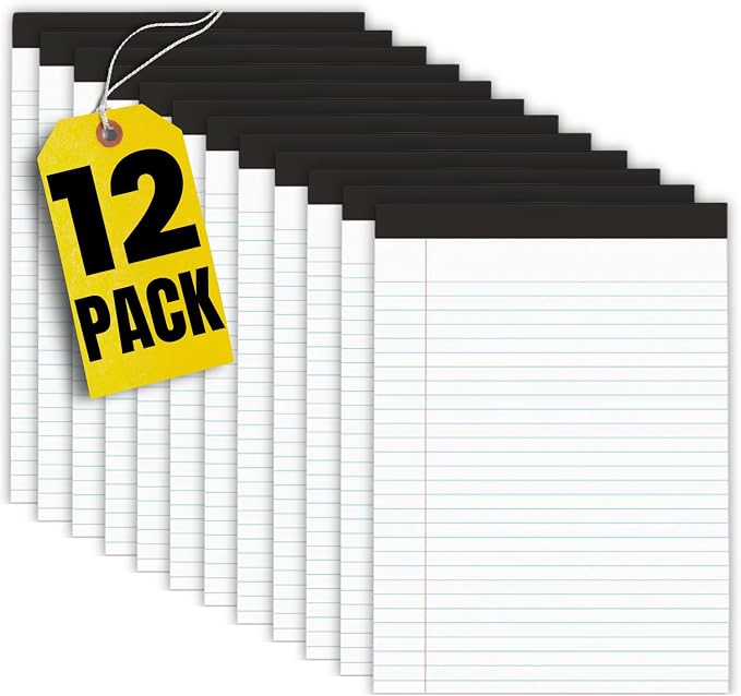 1InTheOffice Writing Pads 8.5 x 11, Wide Ruled Note Pads, Letter Size Writing - Image 8