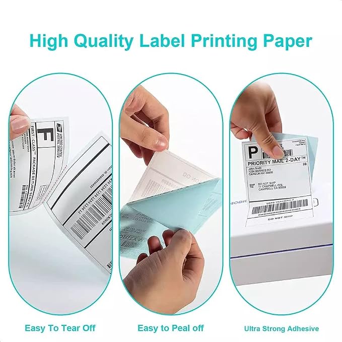 4" x 6" Direct Thermal Labels Roll, 450 Labels/Roll, Elton Printers - Image 5
