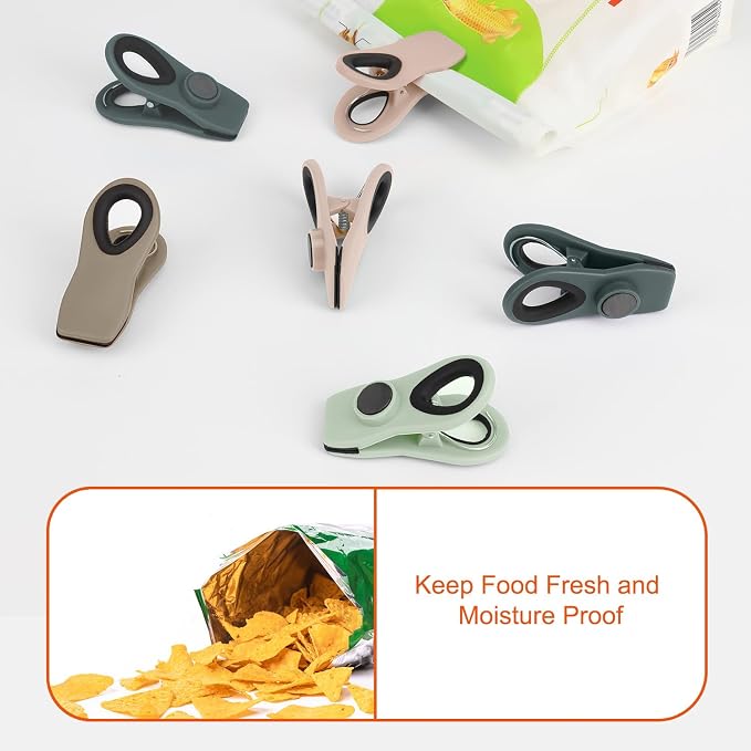 TACGEA Chip Clips, Magnetic Bag Clips - Image 7