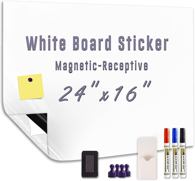 Magnetic Whiteboard Sticker by HeatPomelo