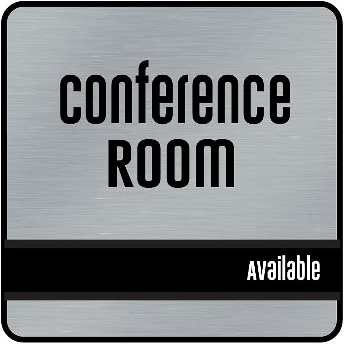 NapTags Conference Room Slider Signs by NapTags