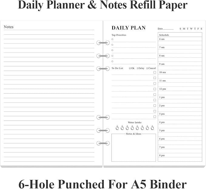 Undated Daily Planner Refill - Image 4