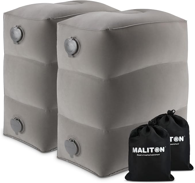 Inflatable Foot Rest/Leg Pillow | Adjustable Height | Make a Flat Bed by Maliton