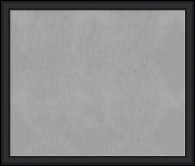 Amanti Art Black Framed Magnetic Board 45x53 Oversize Vision Board by AmantiArt