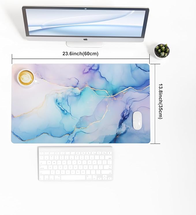QIYI Large Mouse Pad, PU Leather Desk Mat - Image 7