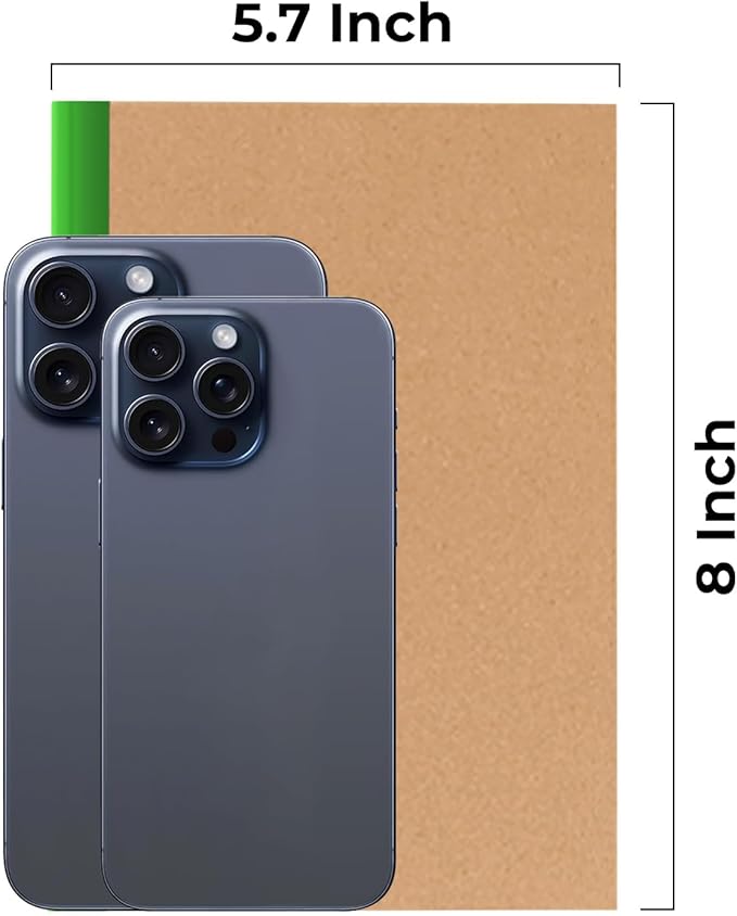 12 Pack Kraft Journals A5, Extra Pages - 120 Pages (60 Sheets), College Ruled, 8 x 5.7 Small Kraft Notebooks, Rainbow Spines, Kraft Composition Notebook Journals for School Home & Office-DeskLoop Office