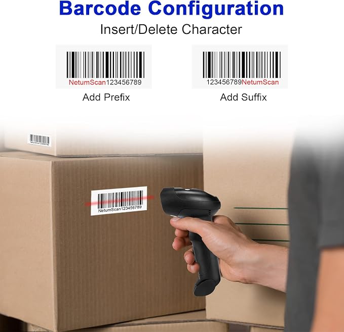 NetumScan 1D Wireless Barcode Scanner - Image 3