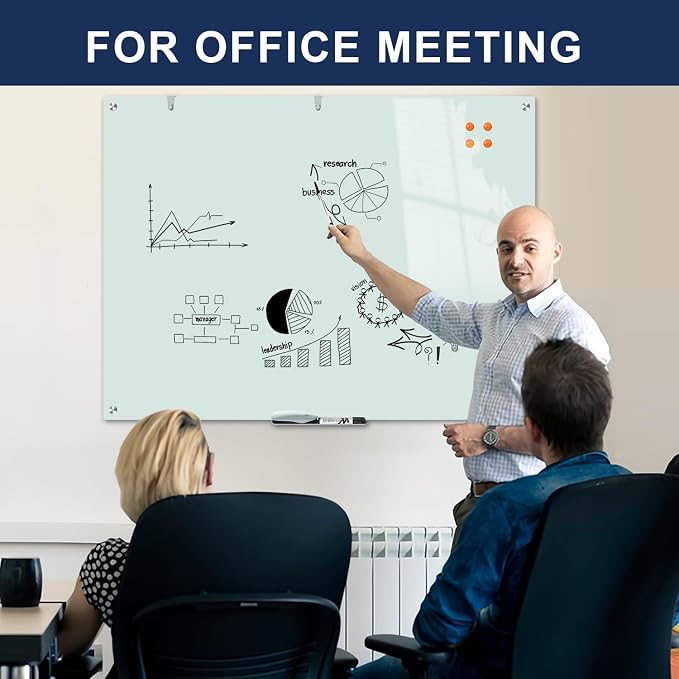 TSJ OFFICE Glass Dry-Erase Board - Image 6