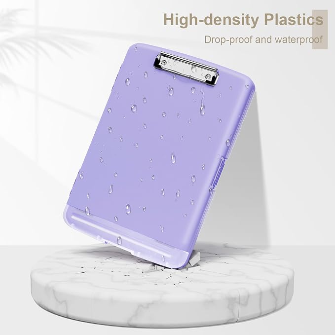 Piasoenc Clipboard with Storage, 8.5 x 11 Organization Box with Pen Holder and - Image 5