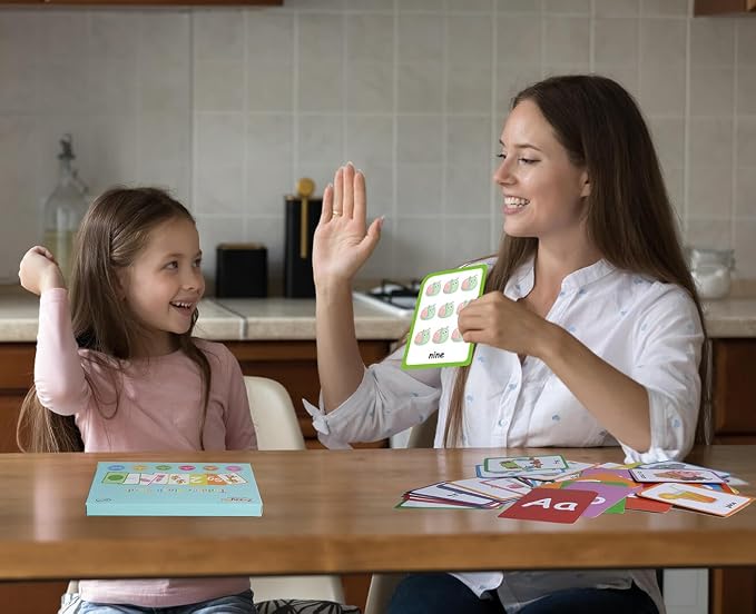 ZazzyKid Flash Cards for Toddlers Learning: 54 Double Sides Flashcards for - Image 5