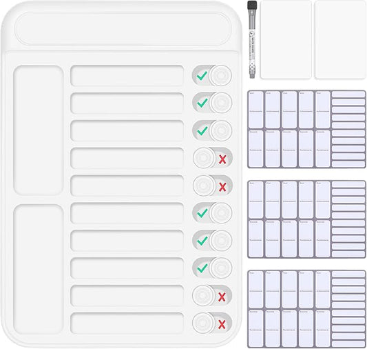 Dry Erase Chore Chart for Kids to Do List Magnetic Checklist Board Reusable RV by Lucomb