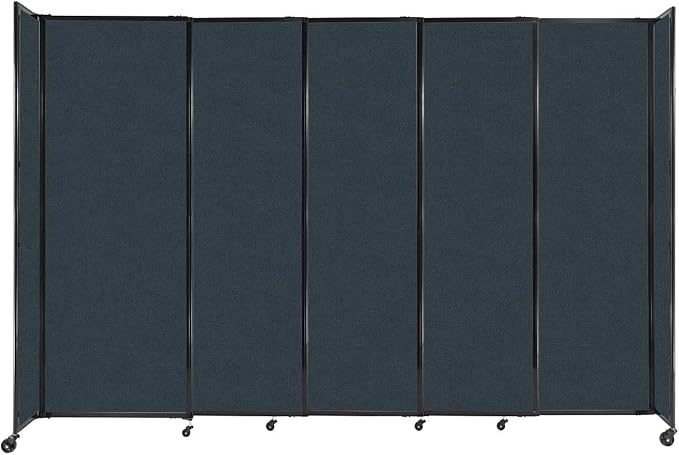 Versare Straightwall Sliding Portable Wall Partition | Freestanding Office by VERSARE