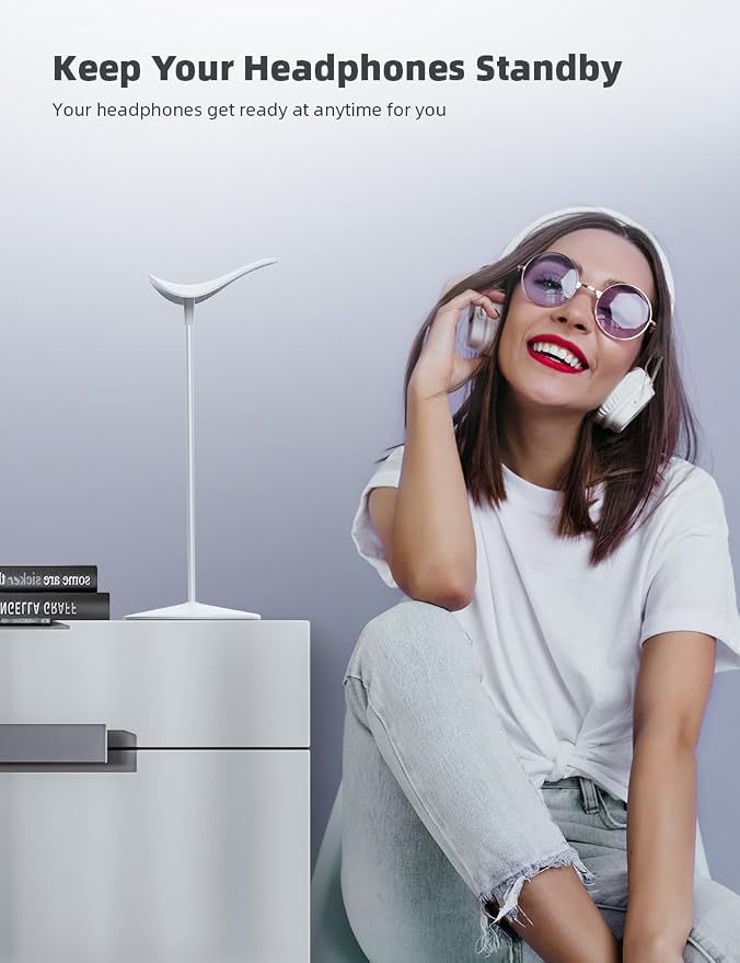 Lamicall Headphone Stand, Desktop Headset Holder - Image 5