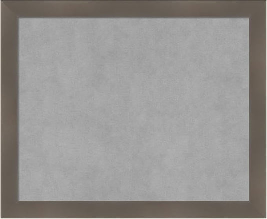 Amanti Art Grey Framed Magnetic Board 18x22 Small Vision Board by AmantiArt