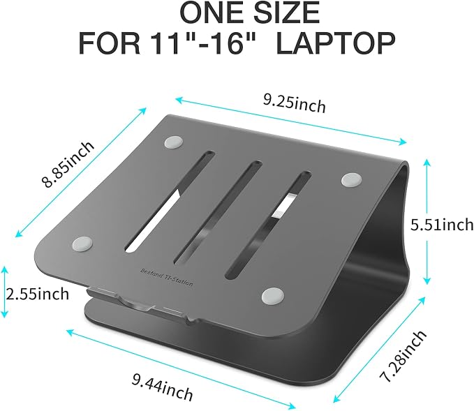 Laptop Stand Aluminum Cooling Computer Stand Holder - Image 2