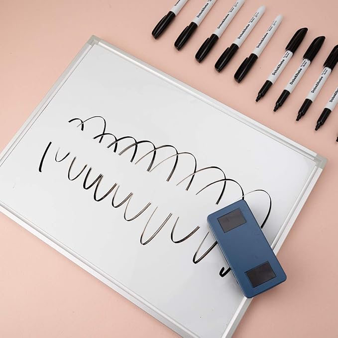 Dabo&Shobo White Board Markers-72 Pcs 4 Color Fine Tip Whiteboard Markers，Perfect for Writing on Whiteboard Mirrors Glass for School Office Home…-DeskLoop Office