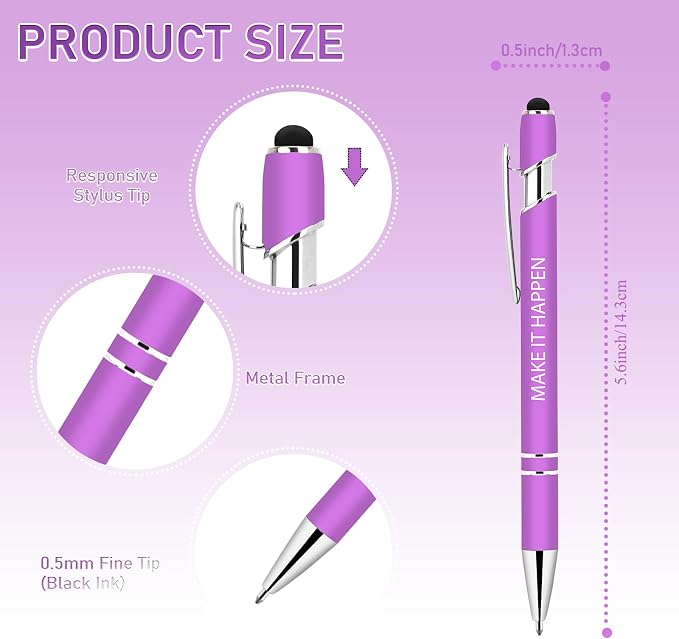 Luxeviss 100 Pcs Inspirational Pens Bulk - Image 3