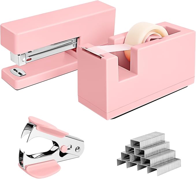 1 Desktop Stapler & 1 Tape Dispenser by Unknown