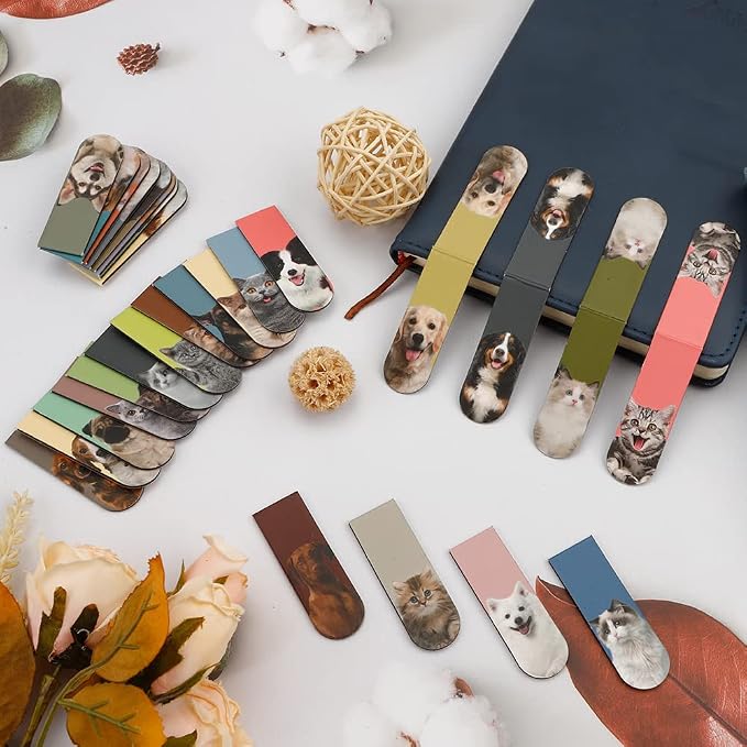 Magnetic 30PCS Cute Magnet Bookmark Clips - Image 4
