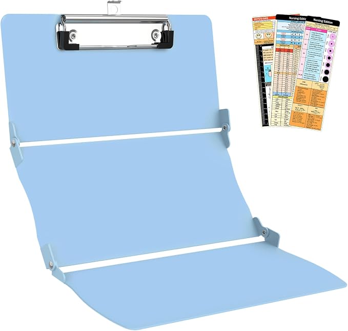 Trustnice Nursing Clipboard Foldable DIY Edition Medical Cheat Sheets Aluminum by Trustnice