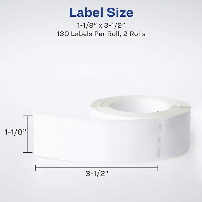 Avery Direct Thermal Address Labels, 1-1/8" x 3-1/2", Comparable to DYMO 30251 - Image 7