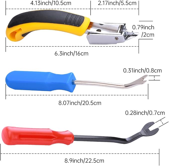 3PCS Upholstery and Construction Staple Remover - Image 2