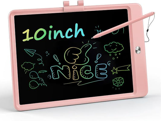 LCD Writing Tablet for Kids, 10 InchPortable Colorful Drawing Tablet, Toddler by QIAOBUQI