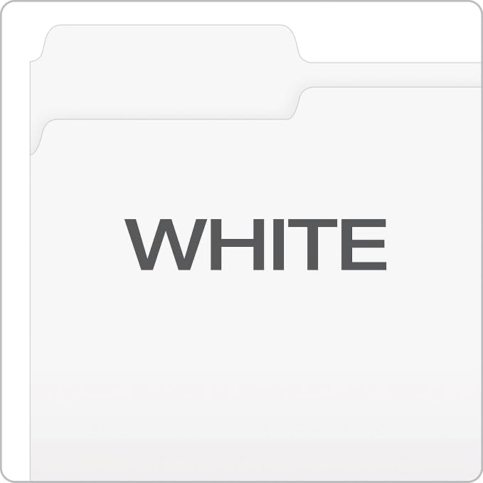 Pendaflex Two-Tone Color File Folders, Letter Size, 1/3 Cut, 100 per box - Image 4