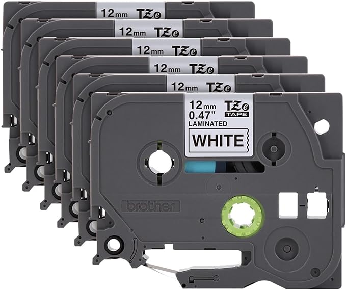 Brother Genuine P-Touch, TZe-231 6 Pack Tape ½” x 26.2 ft. 6-Pack Laminated - Image 2