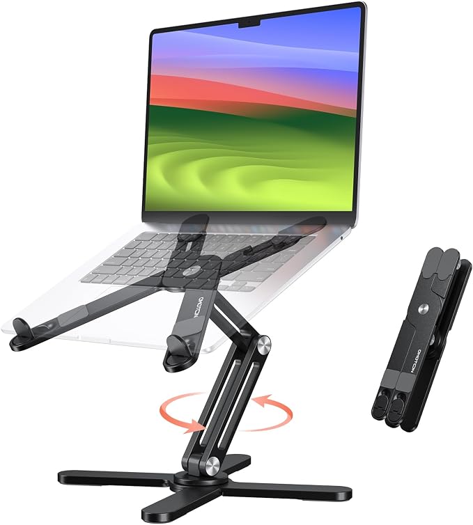 OMOTON 360° Rotating Laptop Stand Riser by OMOTON