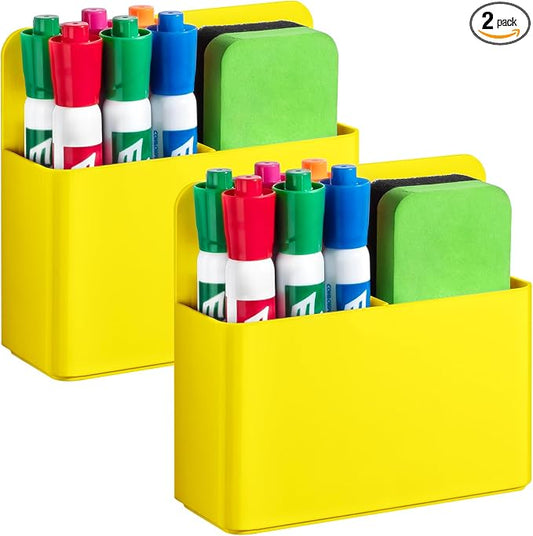 2 Pcs Magnetic Dry Erase Marker Holder by Banafich