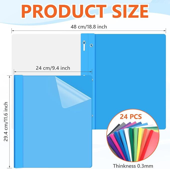 Feifeiya 24 Pack Plastic Report Covers - Image 2