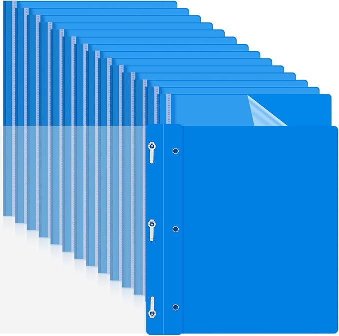 Teling 150 Pcs Clear Front Report Covers Bulk by Teling