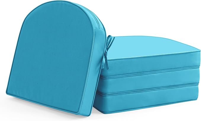 Outdoor Chair Cushions Set of 4: Waterproof & Fade Resistant Patio Furniture by SUMMSUN