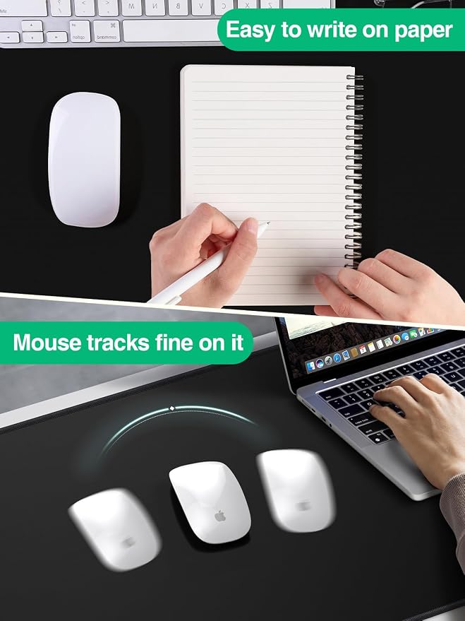 Mouse Pad with Magnetic Wireless Charging, Large Desk Mat, Non-Slip Mouse Mat - Image 6