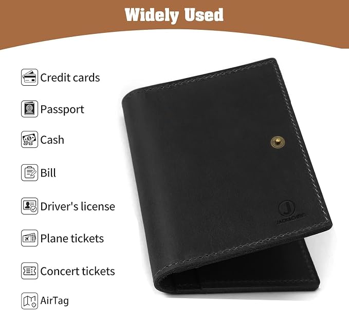 Jack&Chris Genuine Leather Passport Holder - Image 5